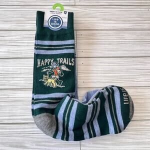 LIFE IS GOOD Men's Lightweight Low Cut Multi 3 Pack Crew Sock Set
